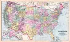 United States Map, Lake County 1898